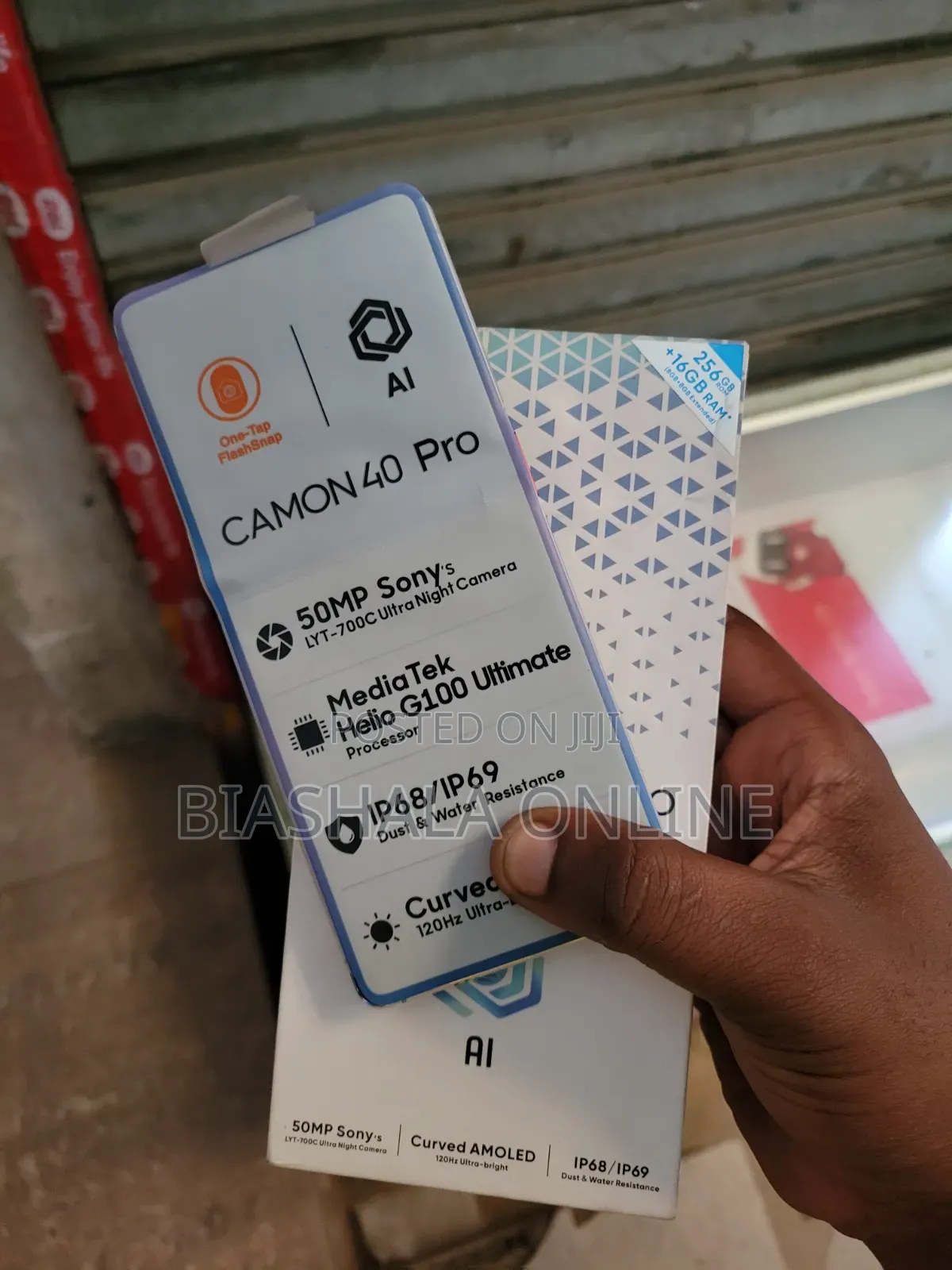 New Tecno Camon 40 Pro 5G 256 GB Gray
