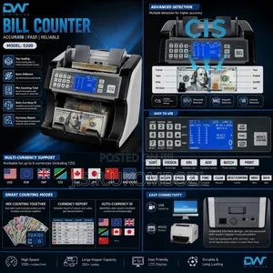 *Digiwave Double Pocket 2cis ,Multi Denomination Money Counter
