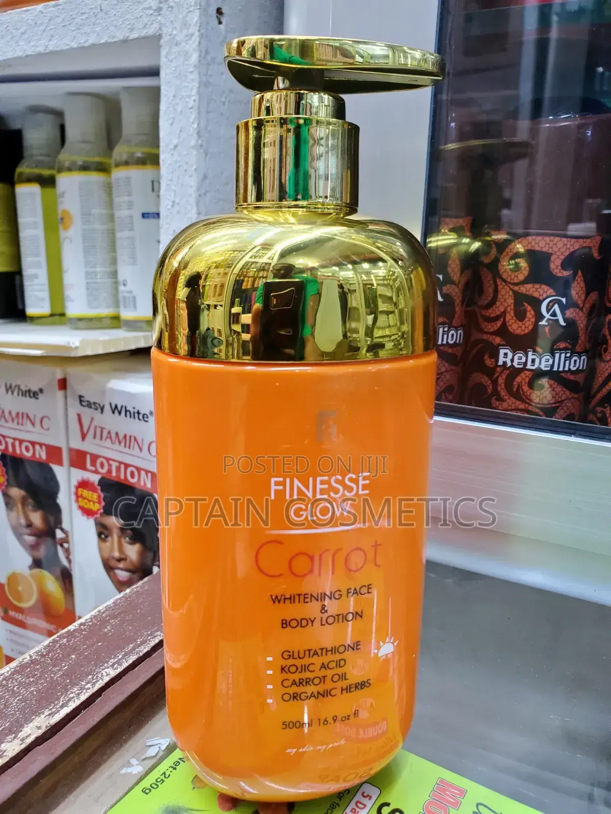 Finesse Glow Carrot Whitening Face Body Lotion