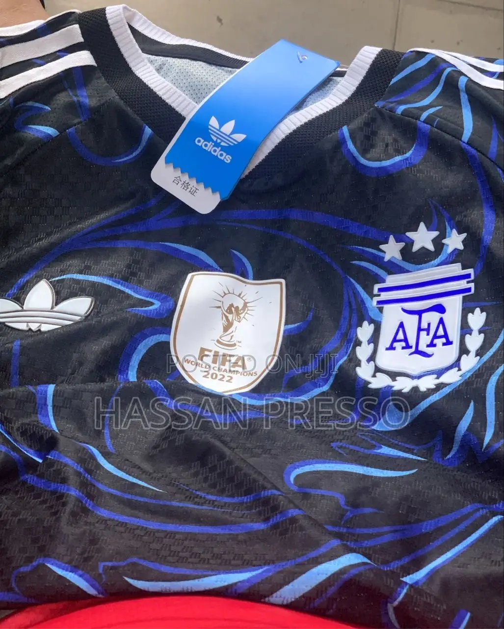Argentina Away Jersey Player Version 2xl