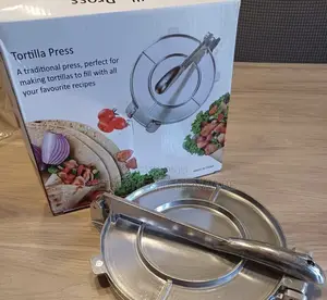 Stainless Steel Manual Tortilla Press /Chapati Press 20cm