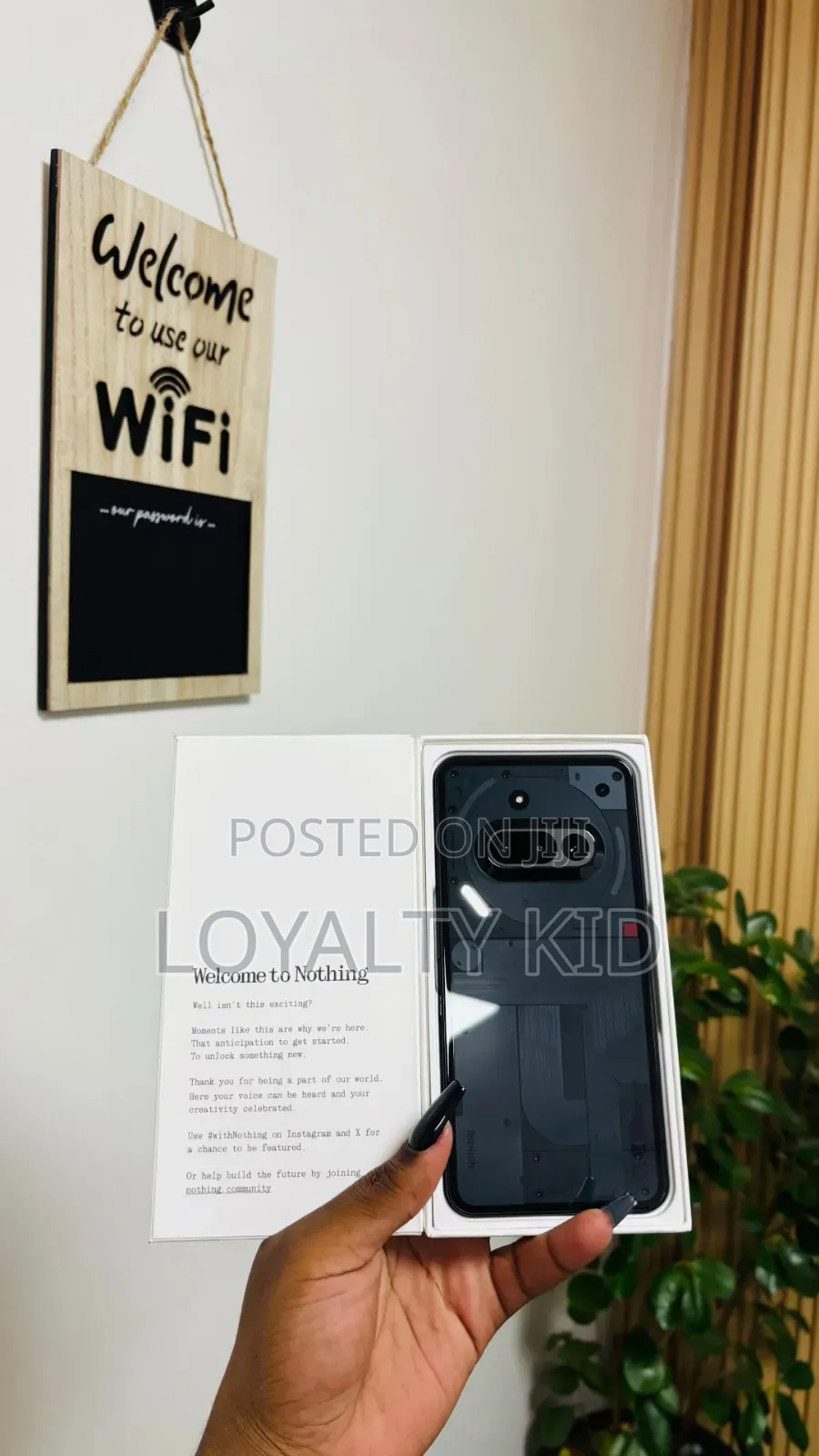 New Nothing Phone 3a 256 GB Black