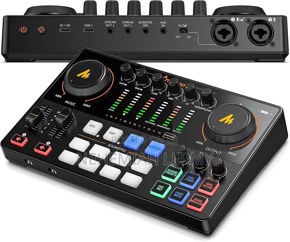 Live Podcast Sound Card Maono