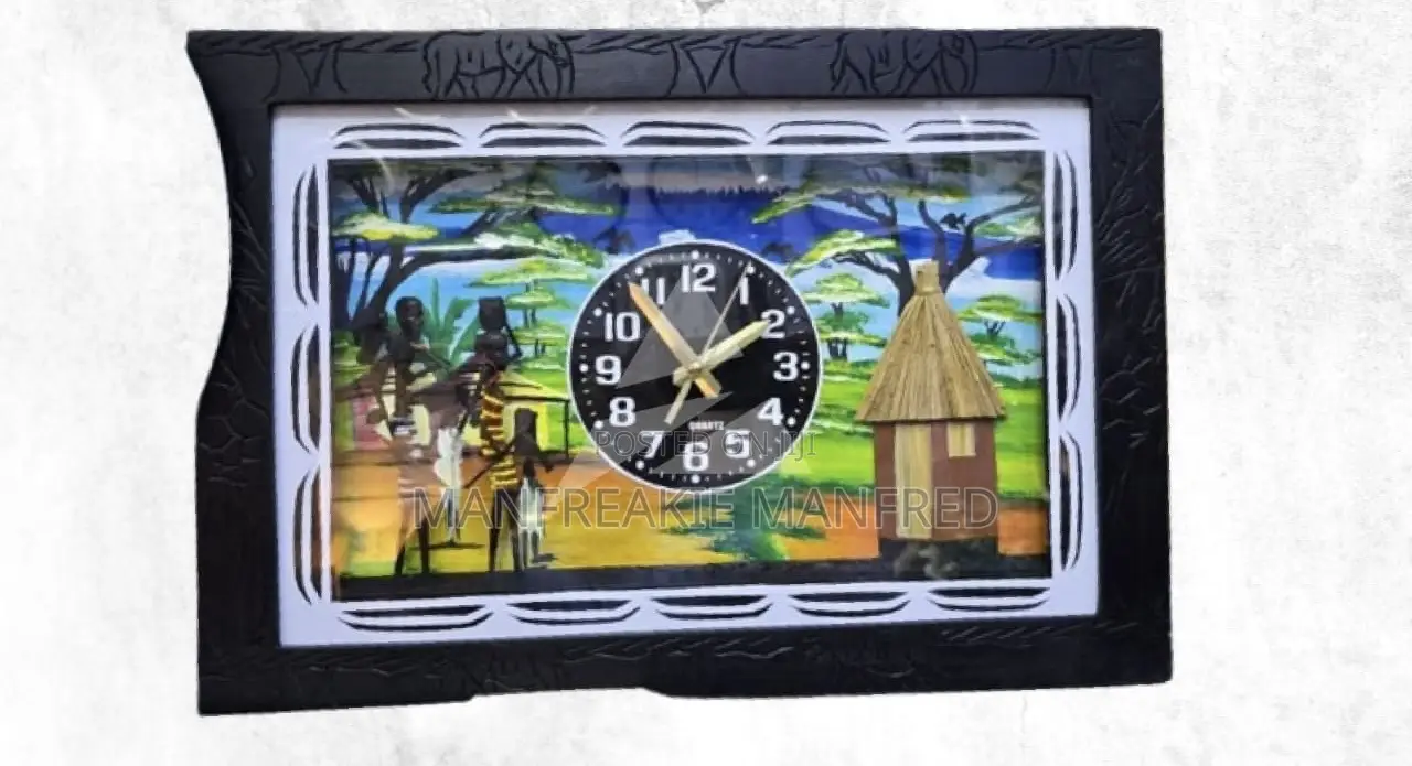 East African Savanna Decorative Wall Clock