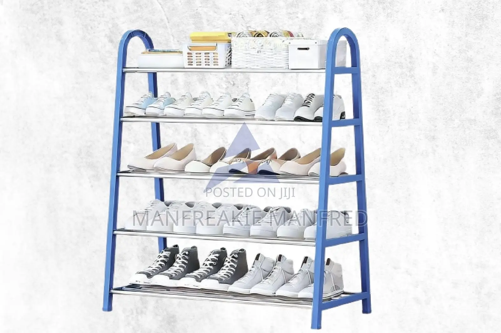 5-tier Metal Shoe Rack Organizer