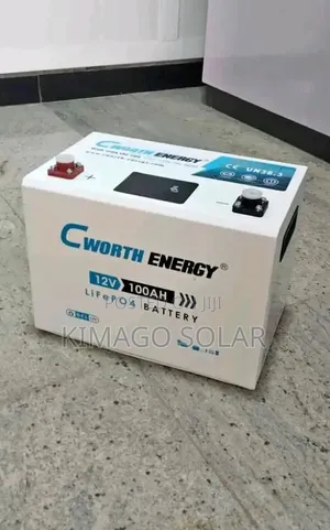 Premium Solar Lithium Betri 1.28kwh 100ah 12v Yenye Monitor