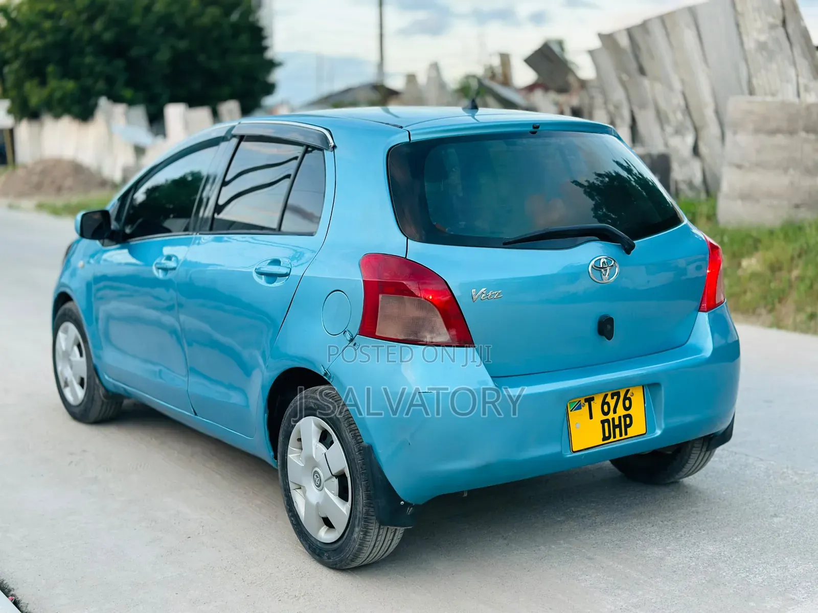 Toyota Vitz 1.0 FWD 3dr 2005 Blue