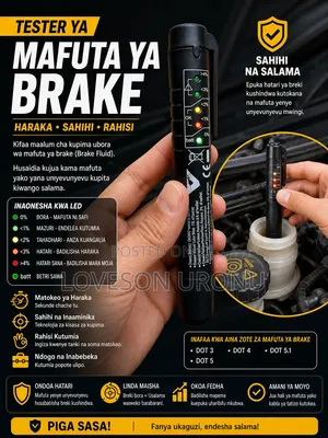 Tester Ya Mafuta Ya Brake