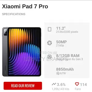 New Xiaomi Pad 7 Pro 512 GB