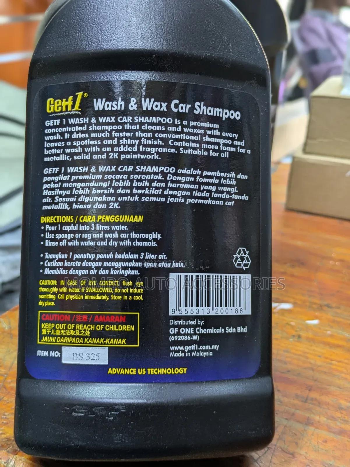 Getf1 Wash Wax Car Shampoo