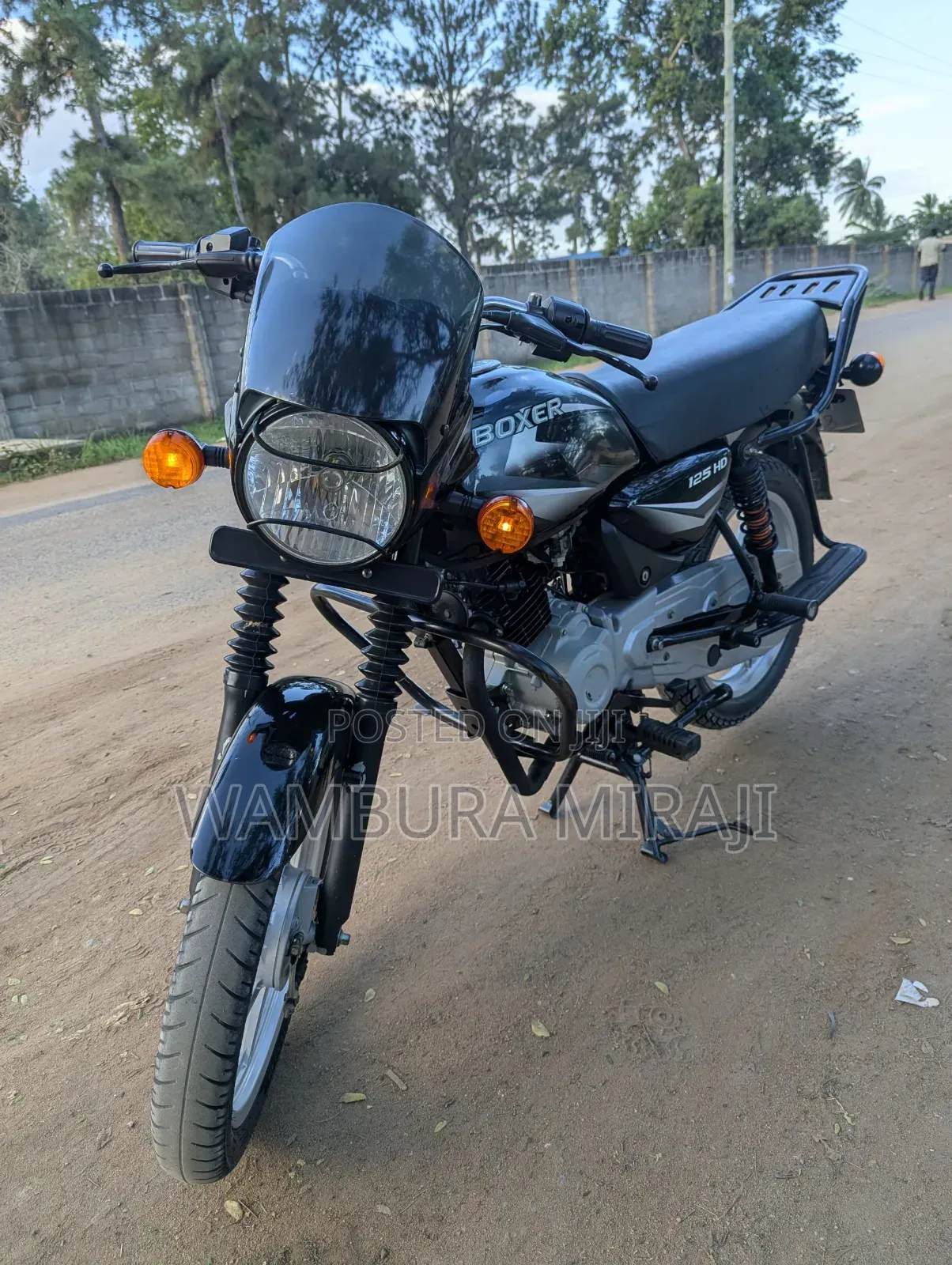 New Bajaj Boxer 125 2026 Black