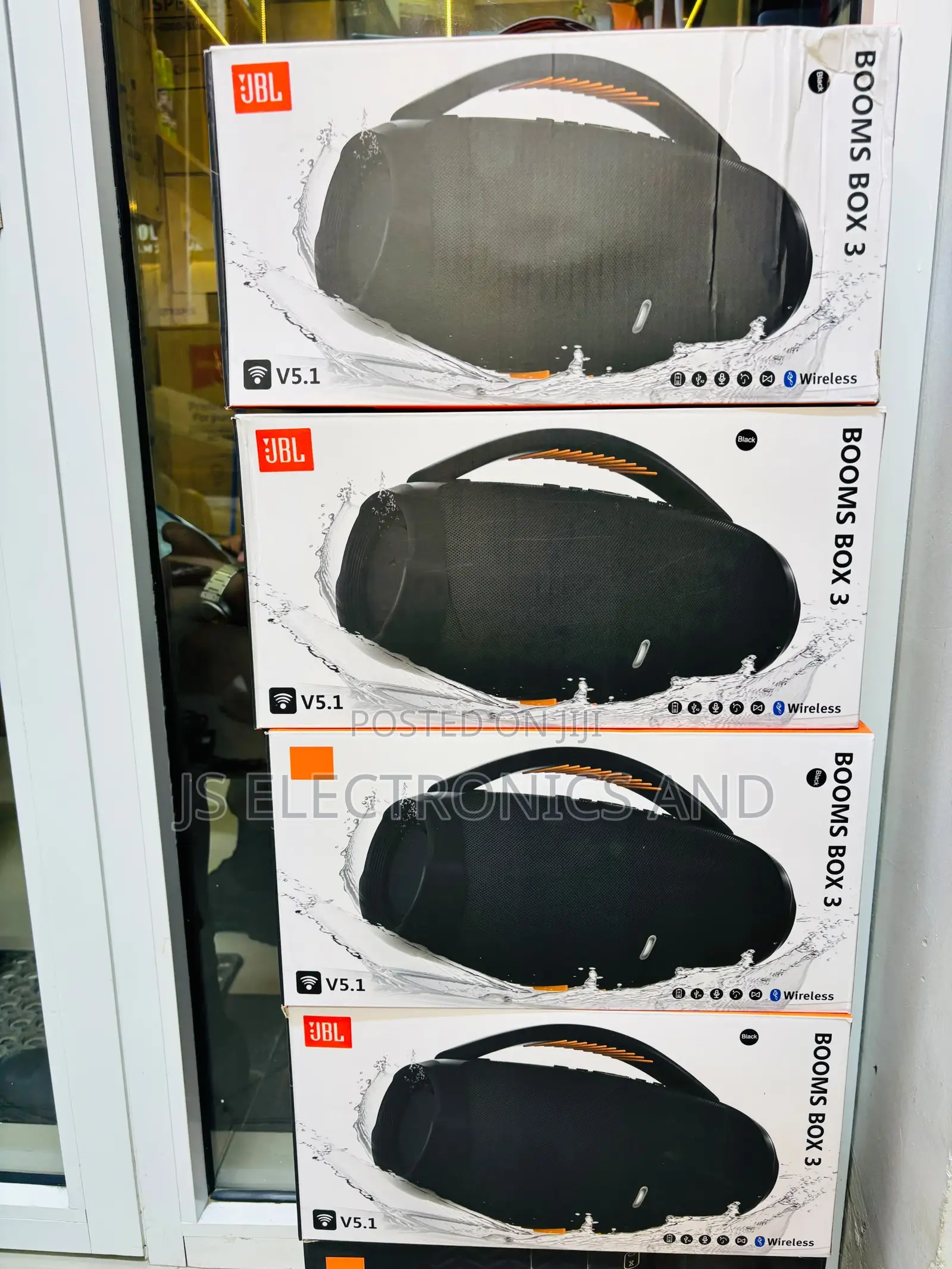 JBL Boomsbox 3 Speaker Rechargeable (Replica)