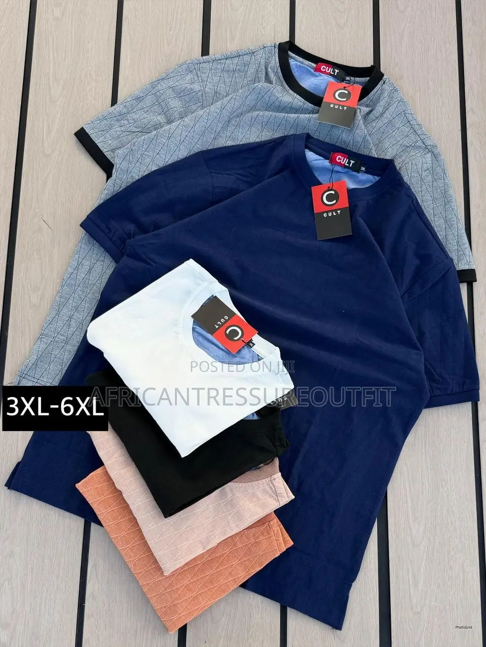 Alpha Studio Big Polo Tshirt Size 3xl—6xl Only