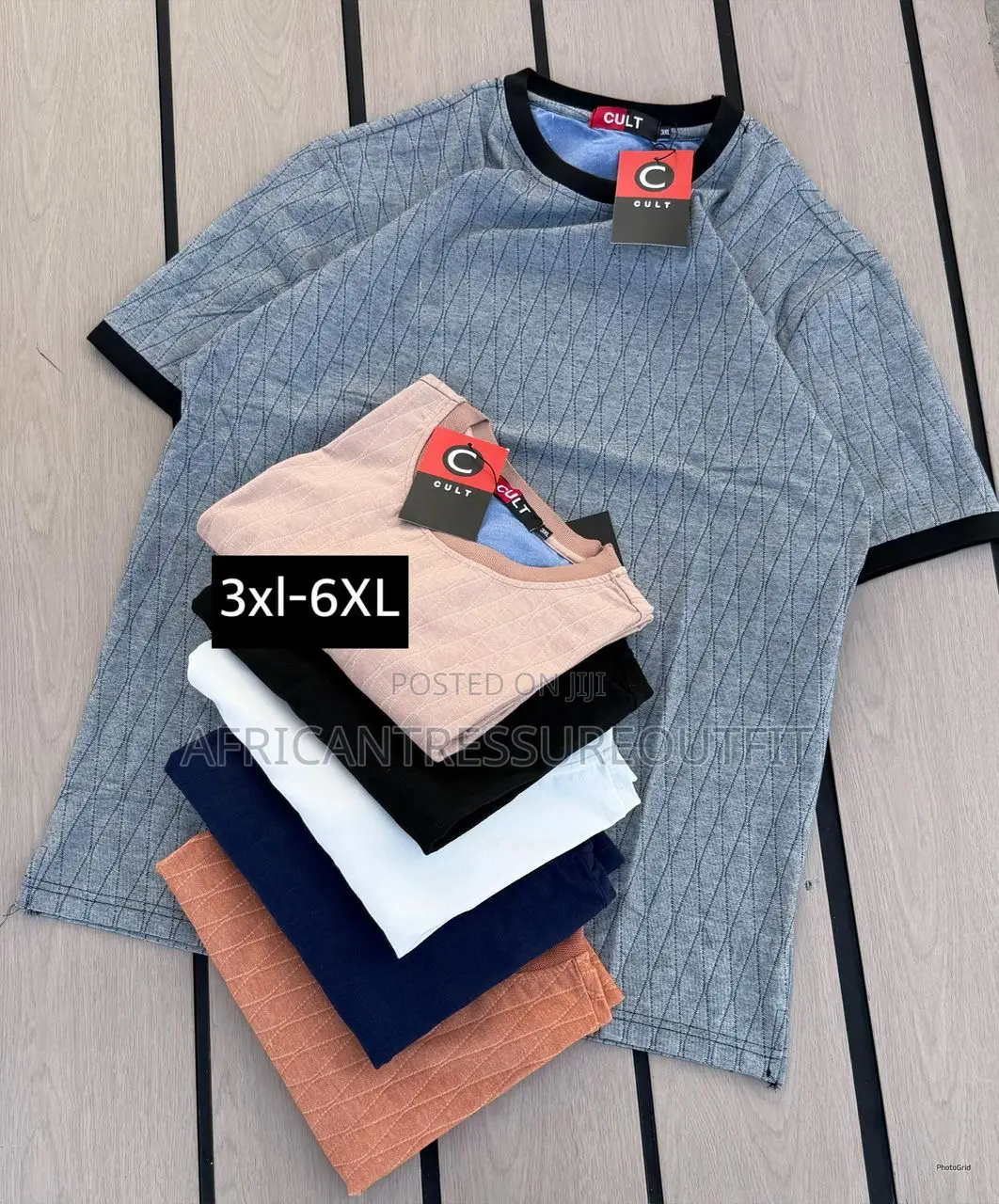 Alpha Studio Big Polo Tshirt Size 3xl—6xl Only