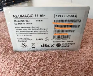 New ZTE nubia RedMagic 11 Air 256 GB Gray