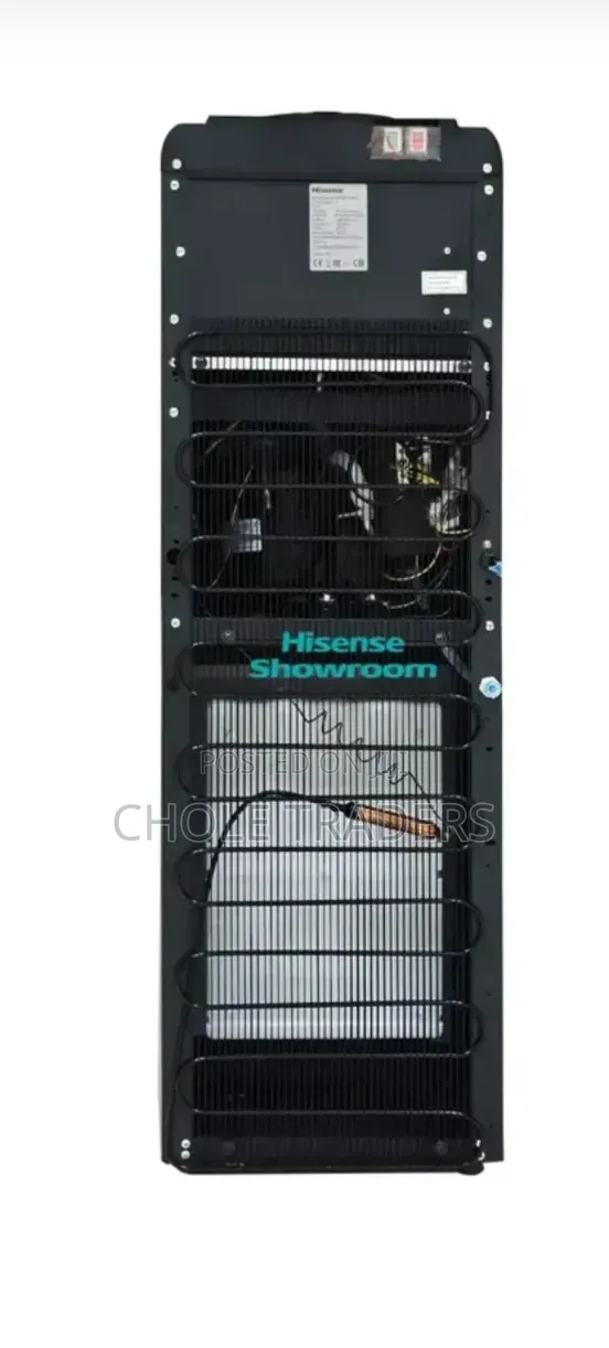 (Black Color) Hisense 3-Taps Top Loading Water Dispenser With Cabinet