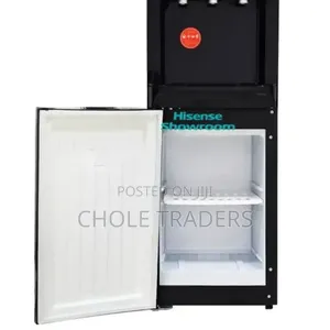 (Black Color) Hisense 3-Taps Top Loading Water Dispenser With Cabinet