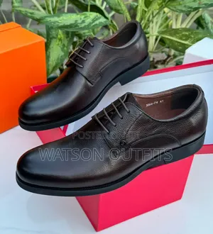 2 Colours Materials Completely Leathered Men's New and Original Shoes