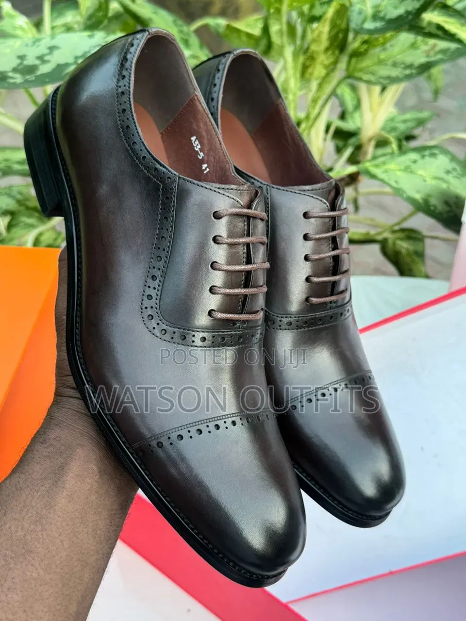 2 Colours Materials Completely Leathered Men's New and Original Shoes