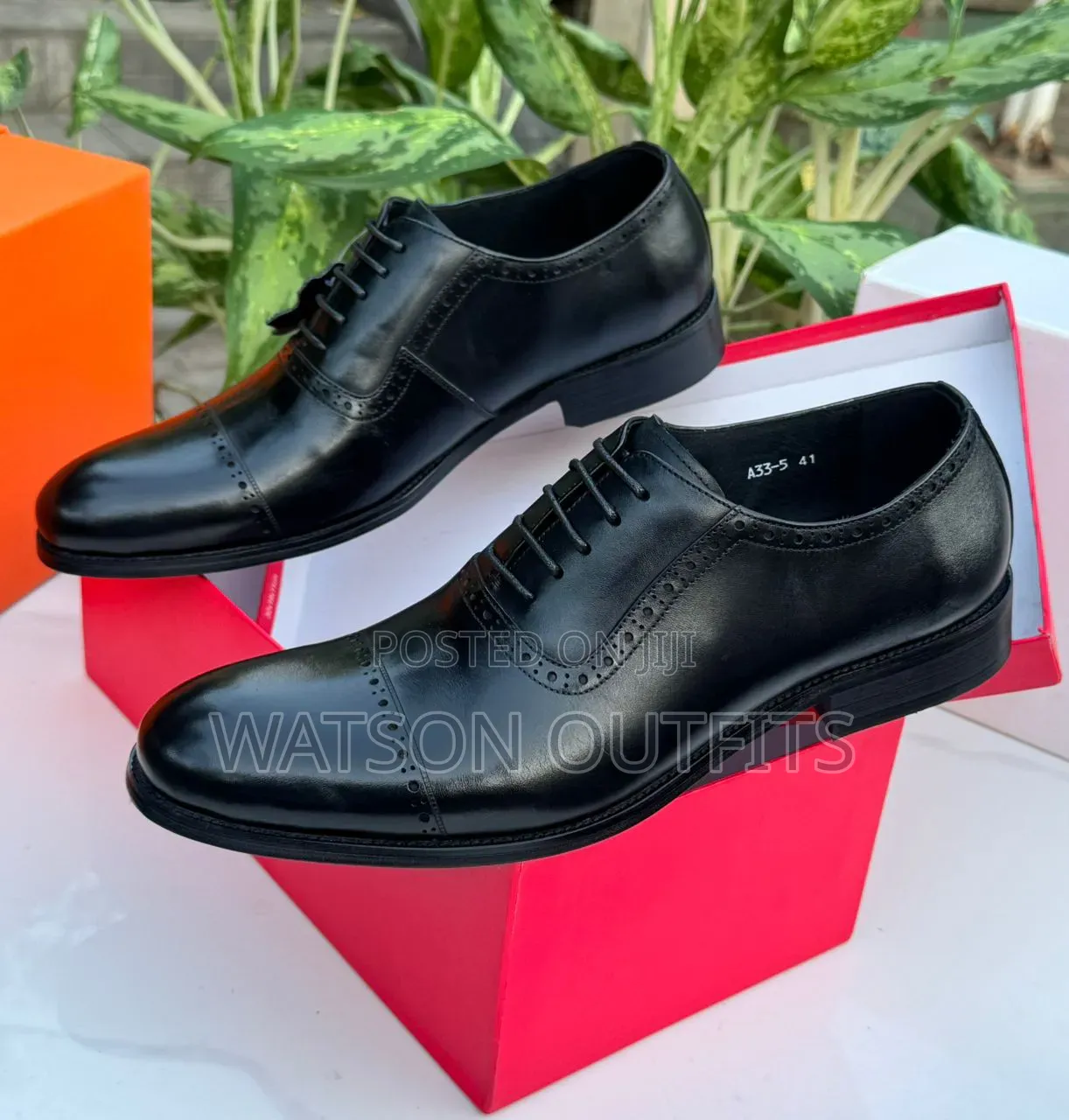 2 Colours Materials Completely Leathered Men's New and Original Shoes