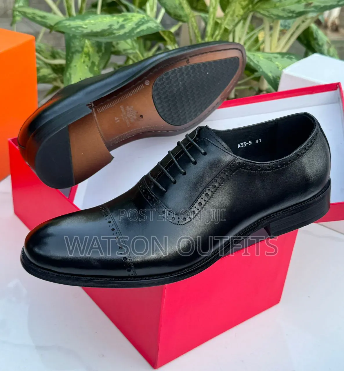 2 Colours Materials Completely Leathered Men's New and Original Shoes