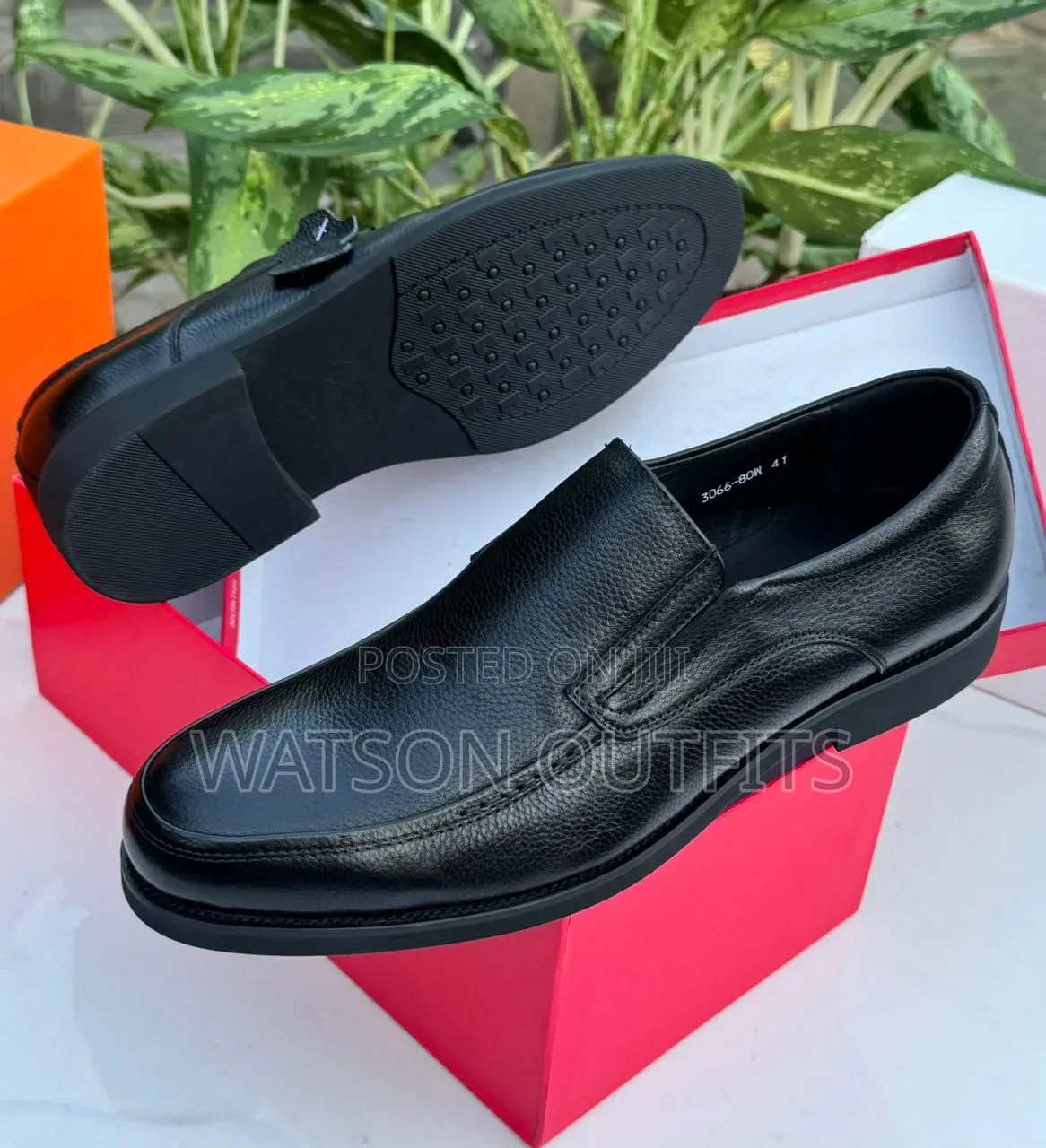 2 Colours Materials Completely Leathered Men's New and Original Shoes