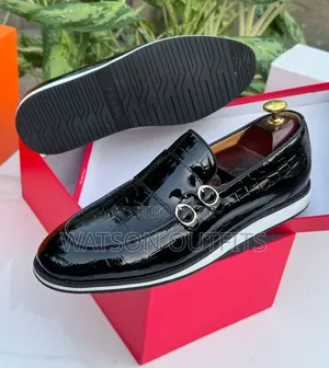 Classically Made Casually Worn Men's Leather Shoes Prada Brand New