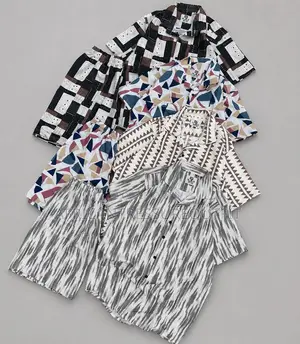 Arie Pure Cotton Clothing Set Short Sleeve Button Down Shirt and Short