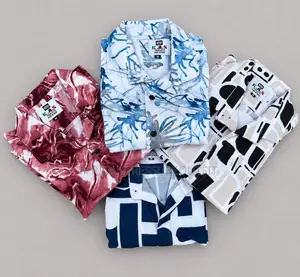 Arie Pure Cotton Clothing Set Short Sleeve Button Down Shirt and Short