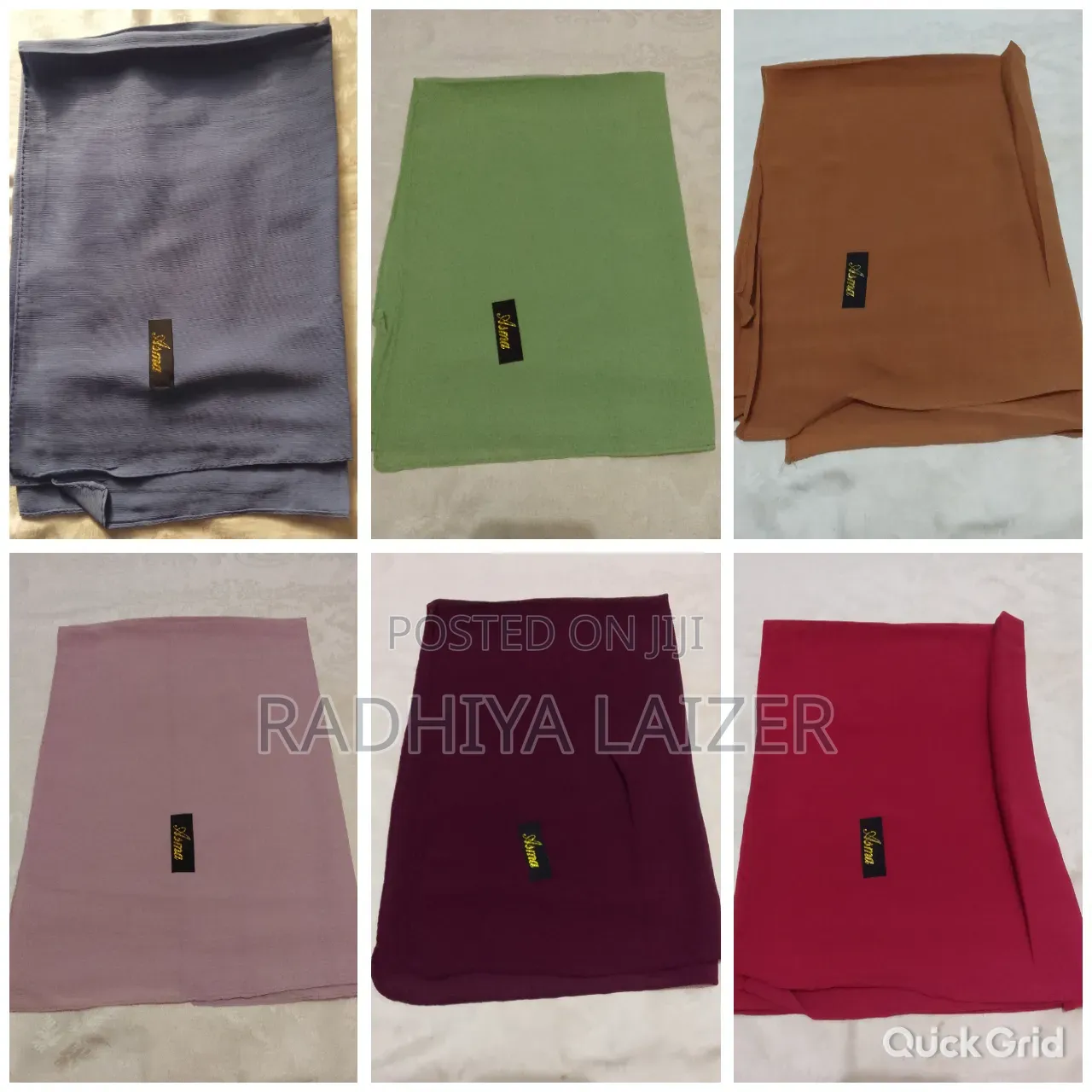 Mitandio Ya Chiffon Inapatikana
