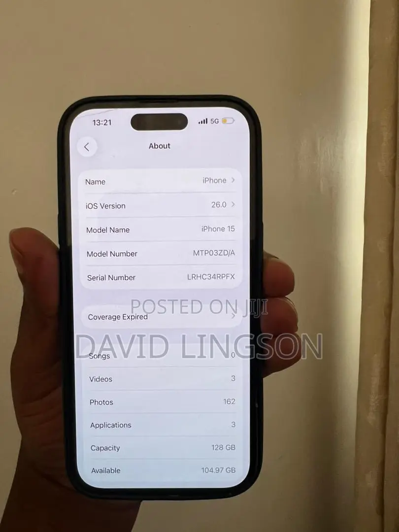 Apple iPhone 15 128 GB Black
