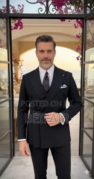 New Design Full Black Suit