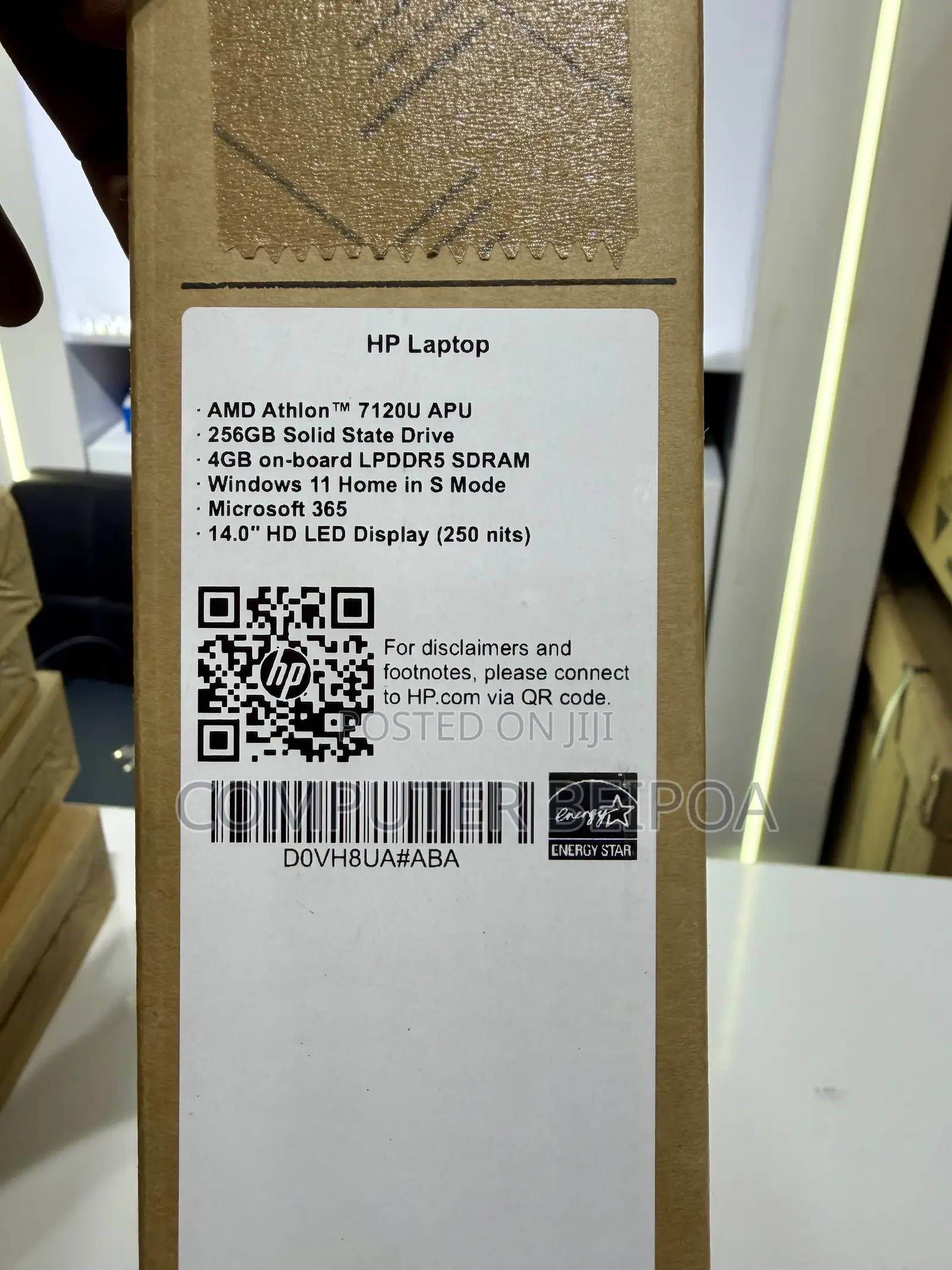 New Laptop HP 14S 4GB AMD SSD 256GB