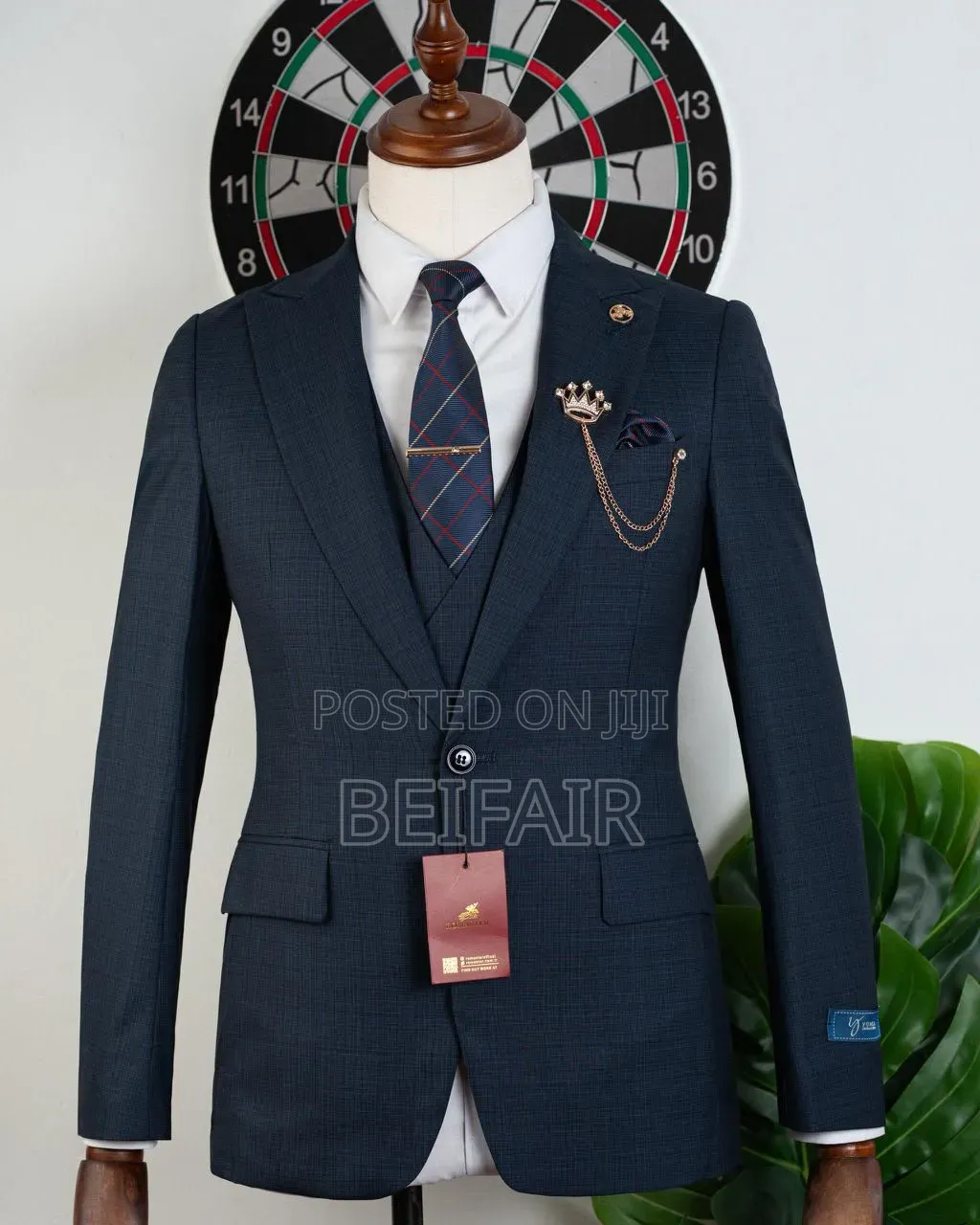 Dark Blue Heavy Fabric Material
