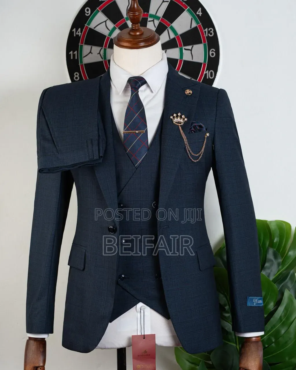 Dark Blue Heavy Fabric Material