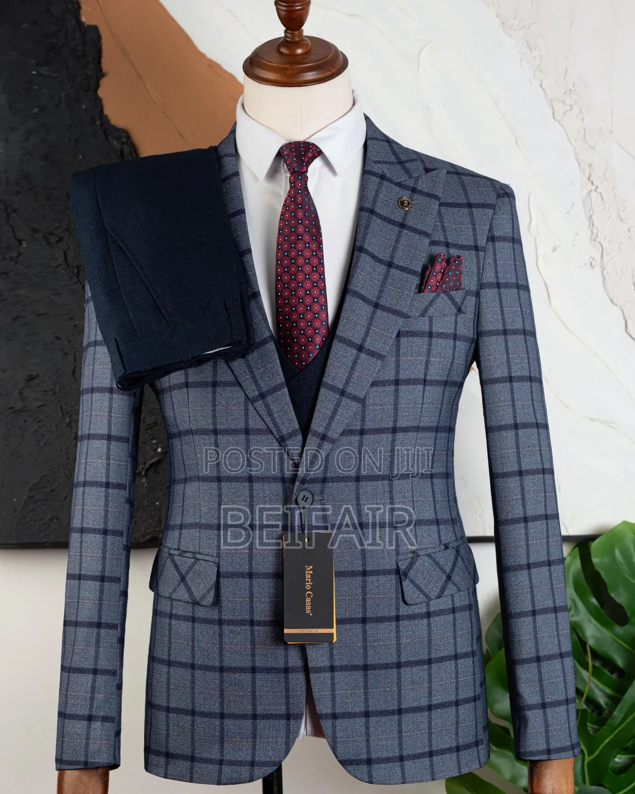 Dark Blue and Grey Mix