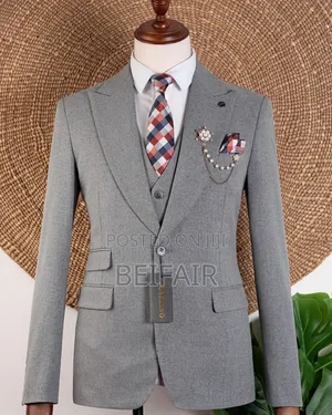 Light Grey Suit 3 Pieces