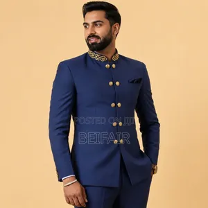 Chinese Collar Style Kaunda Suit