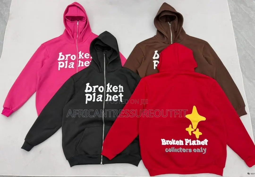 Rhude Classique Zip Up Ski Mask Hoodies