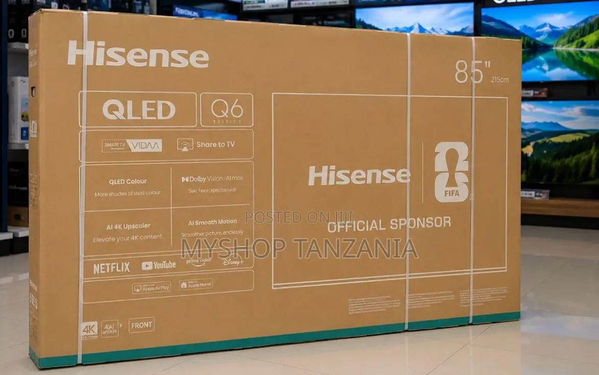 Hisense Qled Inch 85 Smart Uhd High Quality Dolby Atmos Sound