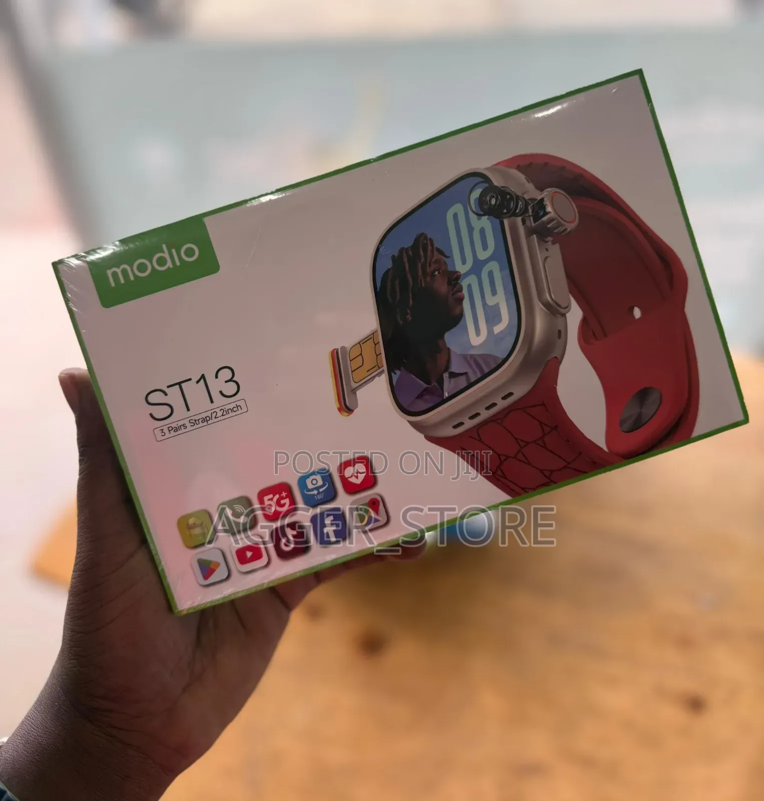 Modio St13 Simcard Smartwatch With Camera and Playstore