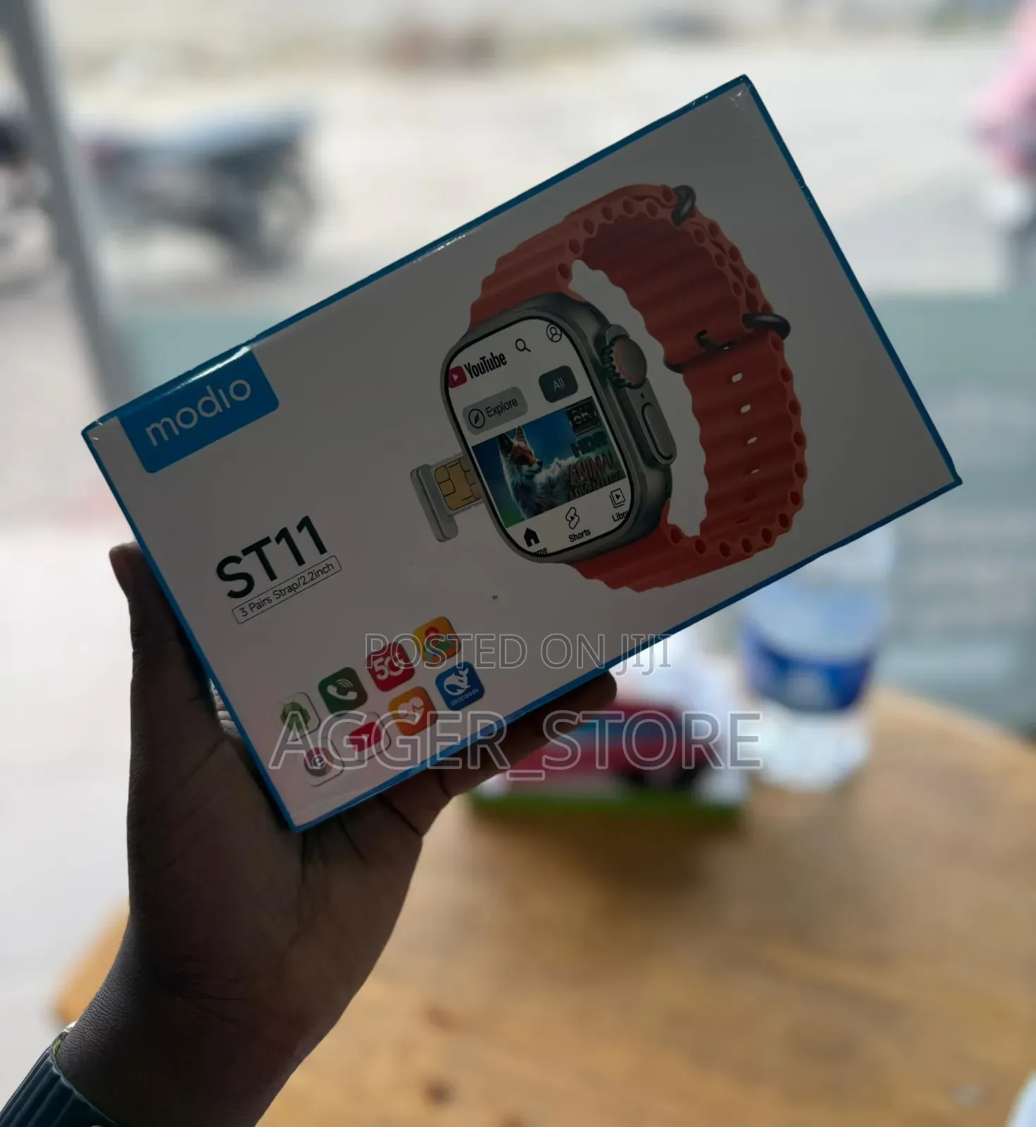 Modio St11 Simcard Smartwatch With Camera and Playstore