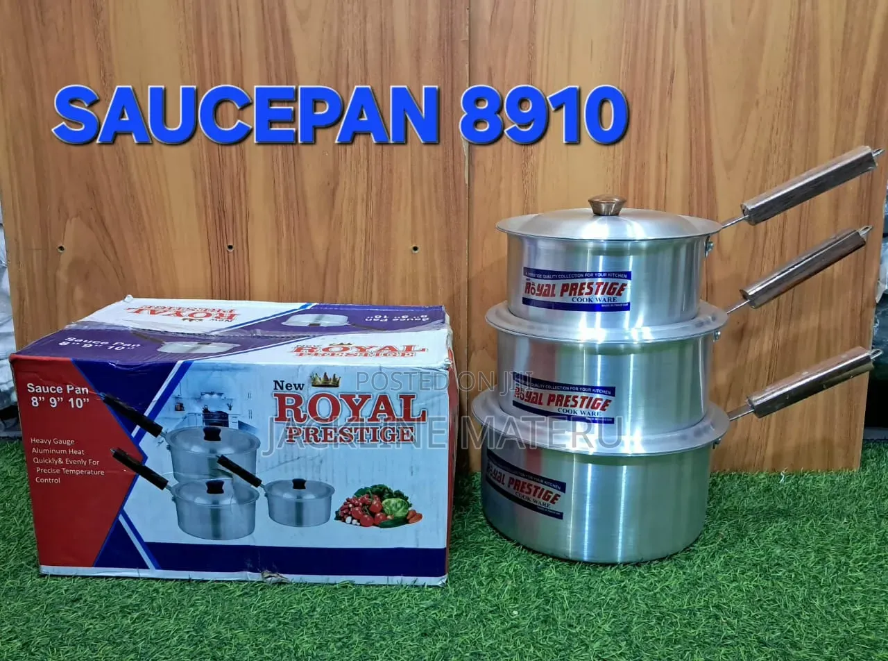 New Royal Prestige Cookware Set 3pcs Heavy