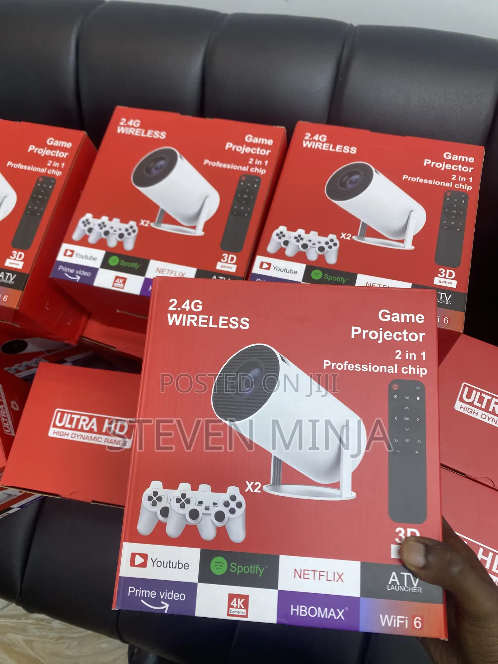 Game Projector X2 With 2 Pads
