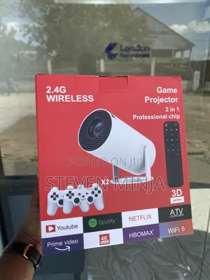 Game Projector X2 With 2 Pads