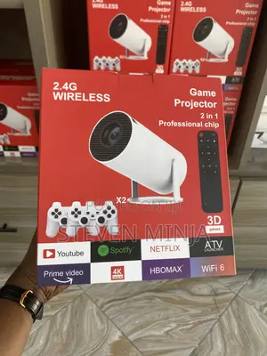 Game Projector X2 With 2 Pads