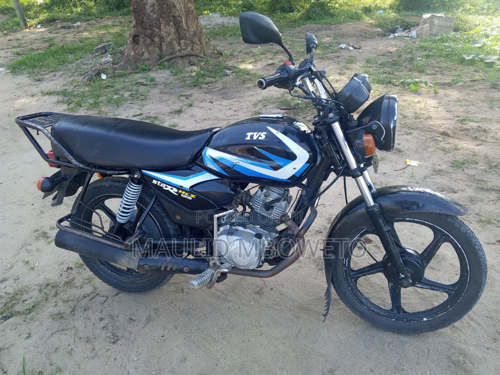 TVS HLX 125 2022 Black