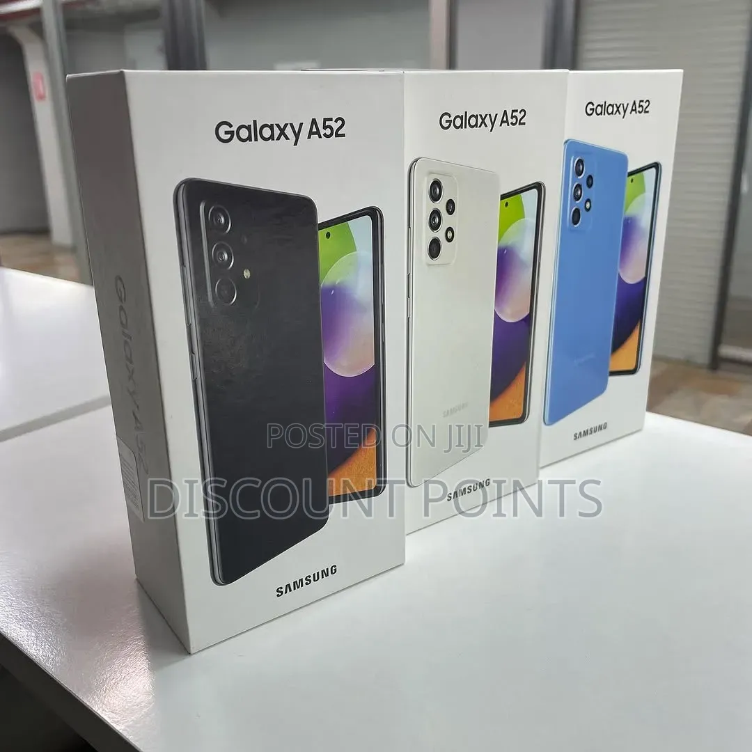 New Samsung Galaxy A52 128 GB Black