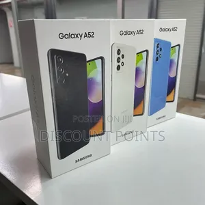 New Samsung Galaxy A52 128 GB Black