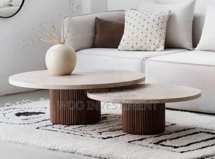 Classic Coffe Table Set Muonekano Wa Kisasa Imara Wa Kudumu
